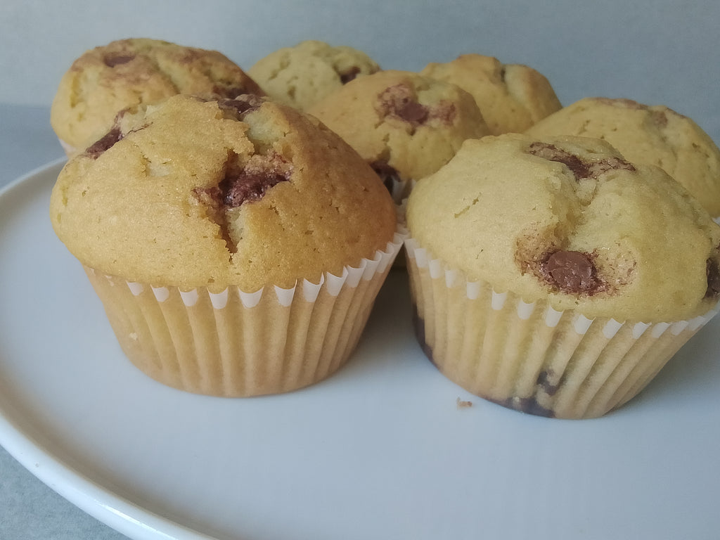 Vanilla-Choc-chip Muffins