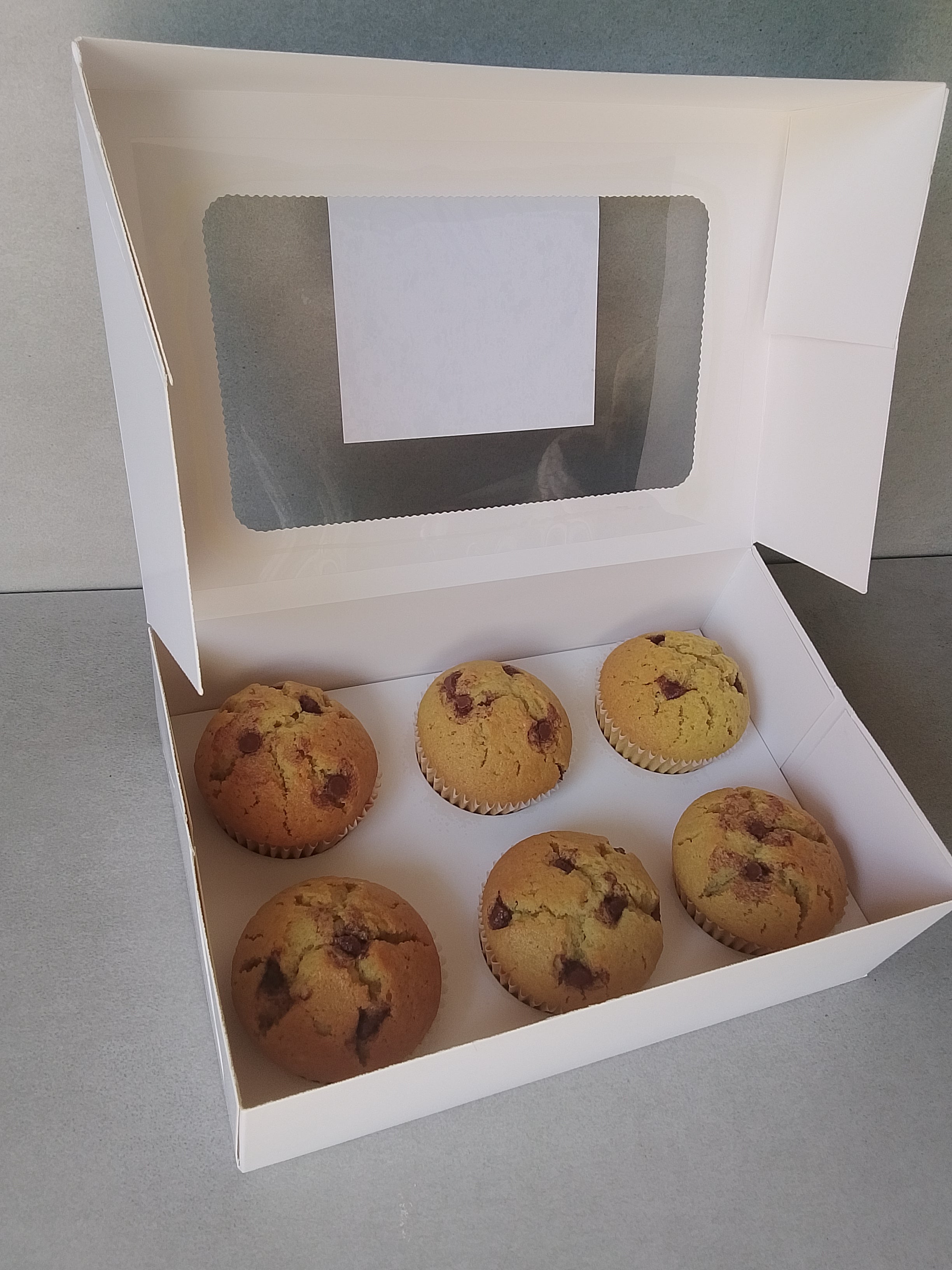 Vanilla-Choc-chip Muffins