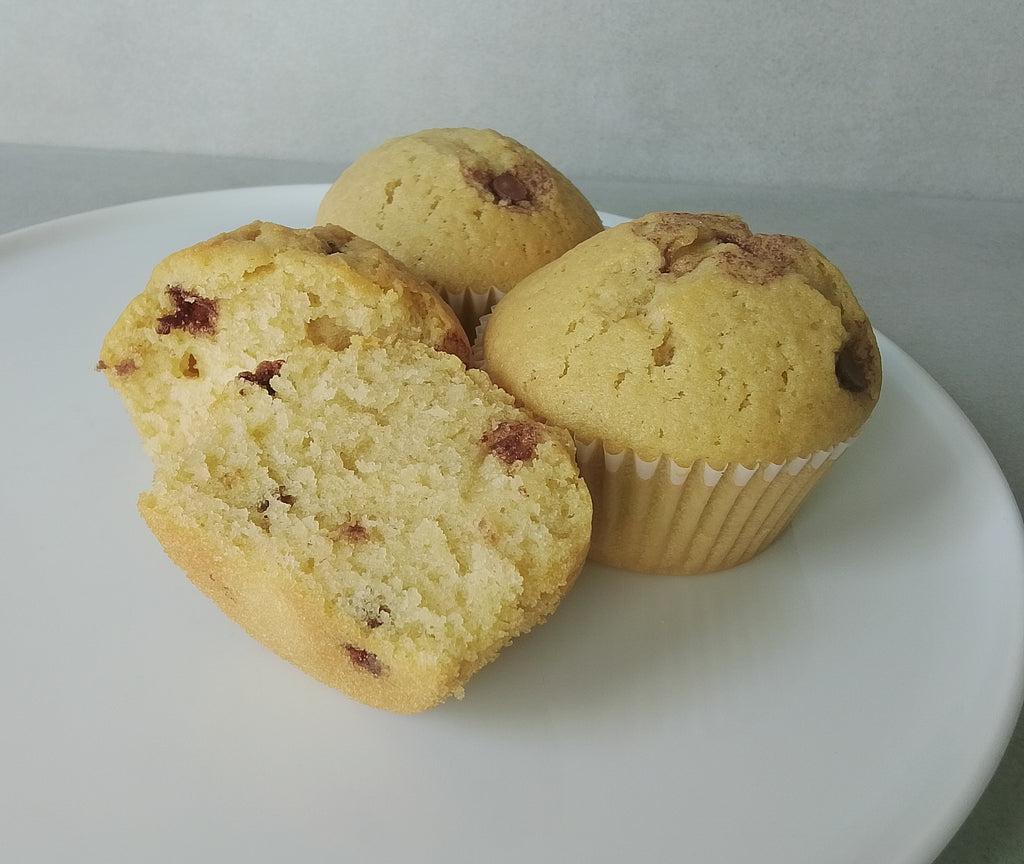 Vanilla-Choc-chip Muffins