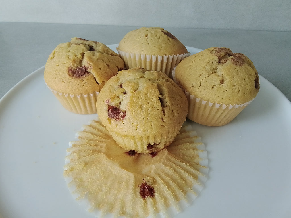 Vanilla-Choc-chip Muffins